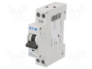 Circuit breaker; 230/400VAC; Inom: 5A; Poles: 1+N; Charact: B; 10kA EATON ELECTRIC