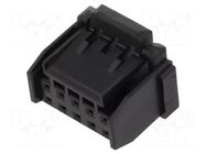 Connector: wire-board; plug; female; PIN: 10; DF51K; 2A; 250V; 2mm HIROSE