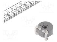 Potentiometer: mounting; single turn,horizontal; 100kΩ; 100mW PIHER