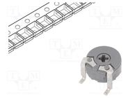 Potentiometer: mounting; single turn,horizontal; 1MΩ; 100mW; SMD PIHER