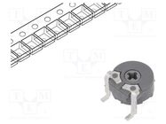 Potentiometer: mounting; single turn,horizontal; 10kΩ; 100mW; SMD PIHER