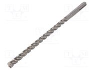 Drill bit; for concrete; Ø: 10mm; L: 215mm; SDS-Plus®; P4P METABO