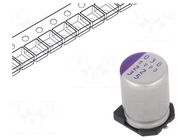 Capacitor: polymer; 22uF; 35VDC; SMD; OS-CON SVPD; ±20%; Ø8x12mm PANASONIC