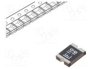 Fuse: PTC polymer; quick blow; 1.1A; 16V; 16VDC; SMD; 1812L LITTELFUSE