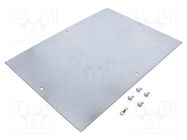 Mounting plate; steel 