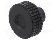 Knob; Ø: 61mm; Int.thread: M10; 20mm; H: 39mm; technopolymer PP ELESA+GANTER