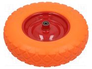 Transport wheel; Ø: 400mm; W: 95mm; 150kg; foam; CSGTK; Bearing: ball RADER