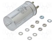 Capacitor: polypropylene; 70uF; Leads: M10 screws; ESR: 1.4mΩ; ±5% KEMET