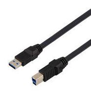 USB CABLE, 3.0 TYPE A PLUG-B PLUG, 0.5M