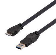 USB CABLE, 3.0 A PLUG-MICRO B PLUG, 3M