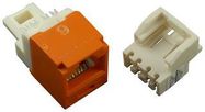 CAT6 RJ45 MODULAR JACK, 8 POSITION, 1 PORT