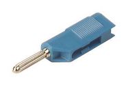 PLUG, 4MM, STACKABLE, BLUE, PK5 , BUELA