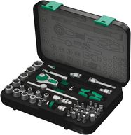 8100 SA 2 Zyklop Speed Ratchet Set, 1/4" drive, metric, 1 x 1/4"x152.0; 1 x 4.0x23.0; 1 x 4.5x23.0; 1 x 5.0x23.0; 1 x 5.5x23.0; 1 x 6.0x23.0; 1 x 7.0x23.0; 1 x 8.0x23.0; 1 x 9.0x23.0; 1 x 10.0x23.0; 1 x 11.0x23.0; 1 x 12.0x23.0; 1 x 13.0x23.0; 1 x 14.0x23