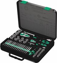 8100 SA/SC 2 Zyklop Speed Ratchet Set, 1/4" drive and 1/2" drive, metric, 1 x 1/4"x152.0; 1 x 4.0x23.0; 1 x 4.5x23.0; 1 x 5.0x23.0; 1 x 5.5x23.0; 1 x 6.0x23.0; 1 x 7.0x23.0; 1 x 8.0x23.0; 1 x 9.0x23.0; 1 x 10.0x23.0; 1 x 12.0x23.0; 1 x 13.0x23.0; 1 x 1/4"