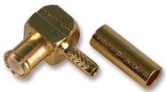 RF COAXIAL, MCX, RIGHT ANGLE PLUG, 50OHM