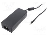 Power supply: switching; 12VDC; 8.34A; Out: 5,5/2,1; 100W; -30÷70°C CINCON