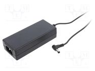 Power supply: switching; 24VDC; 3A; Out: 5,5/2,5; 70W; 80÷264VAC CINCON