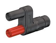 ADAPTOR, BNC PLUG-2 4MM SKT