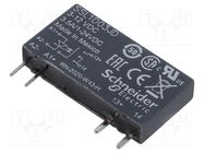 Relay: solid state; Ucntrl: 3÷12VDC; max.24VDC; socket; SSL; 500Ω SCHNEIDER ELECTRIC