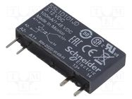 Relay: solid state; Ucntrl: 3÷12VDC; max.48VDC; socket; SSL; 1.25kΩ SCHNEIDER ELECTRIC