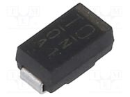 Diode: TVS; 400W; 24V; unidirectional; 1F (DO214AC) 