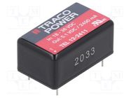 Converter: DC/DC; 12W; Uin: 18÷36V; Uout: 5.1VDC; Iout: 2400mA; DIP16 TRACO POWER