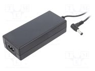 Power supply: switching; 36VDC; 1.9A; Out: 5,5/2,5; 70W; 80÷264VAC CINCON