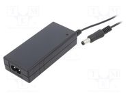 Power supply: switching; 24VDC; 1.5A; Out: 5,5/2,1; 36W; 90÷264VAC CINCON