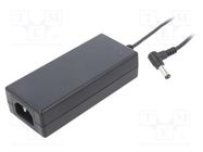 Power supply: switching; 18VDC; 2.8A; Out: 5,5/2,1; 50W; 80÷264VAC CINCON