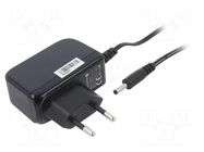 Power supply: switching; mains,plug-in; 5VDC; 2A; 10W; Out: 3,5/1,3 POS