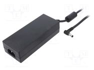 Power supply: switching; 48VDC; 2.1A; Out: 5,5/2,5; 100W; 90÷264VAC CINCON