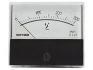 Voltmeter; on panel; 0÷300V; Class: 2.5; 70x60mm VELLEMAN