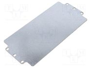 Mounting plate; steel 