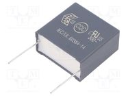 Capacitor: polypropylene; Y2; R41-T; 1uF; 41.5x40x20mm; THT; ±10% KEMET