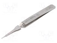 Tweezers; 115mm; for precision works; Blades: narrowed WELLER