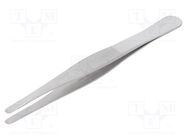 Tweezers; 120mm; for precision works; Blades: wide WELLER