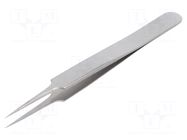 Tweezers; 110mm; for precision works; Blades: narrowed WELLER