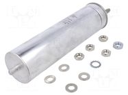 Capacitor: polypropylene; 150uF; Leads: M10 screws; M12 screw KEMET
