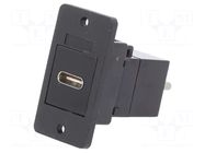 Coupler; USB C socket-front,USB C plug-back; Slim; USB C; 29mm CLIFF