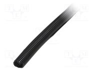 Protective tube; Size: 17; polyamide; black; -40÷120°C; incised HUMMEL