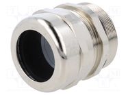 Cable gland; PG42; IP68; brass; Body plating: nickel; SKINTOP® MS LAPP