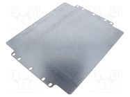 Mounting plate; steel 