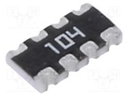 Resistor network: Y; SMD; 100kΩ; ±5%; 62.5mW; No.of resistors: 4 YAGEO