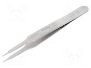 Tweezers; 115mm; for precision works; Blades: narrowed WELLER