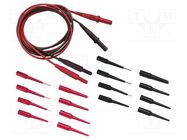 Test leads; black,red POMONA