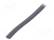 Hole and edge shield; PVC; L: 10m; grey; H: 6mm; W: 4mm; -30÷70°C KURANT