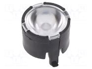 LED lens; round; plexiglass PMMA; transparent; 17÷34°; H: 6.8mm LEDIL