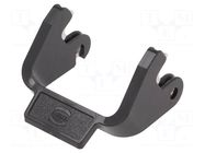 Locking element; Han 10/16/24B-DL Thermoplastic (black) HARTING