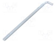 Hook; straight; steel; zinc; Thread len: 200mm; Overall len: 225mm DROMET