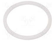 Gasket; PTFE; Thk: 3mm; Øint: 54mm; Øout: 63mm; PG42; white LAPP